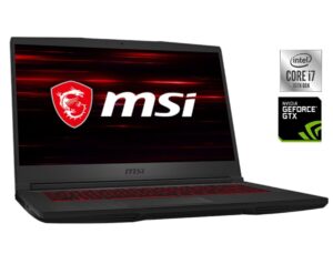 Ігровий ноутбук Б-клас MSI GF65 Thin 10SDR / 15.6" (1920x1080) IPS / Intel Core i7-10750H (6 (12) ядер по 2.6 - 5.0 GHz) / 8 GB DDR4 / 512 GB SSD NVMe / nVidia GeForce GTX 1660 Ti, 6 GB GDDR6, 192-bit / WebCam