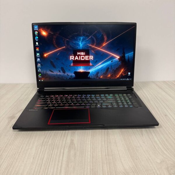 Ігровий ноутбук MSI GE75 Raider 10SFS / 17.3" (1920x1080) IPS / Intel Core i7-10750H (6 (12) ядер по 2.6 - 5.0 GHz) / 16 GB DDR4 / 128 GB SSD NVMe + 1000 GB HDD / nVidia GeForce RTX 2060, 6 GB GDDR6, 192-bit / WebCam - Зображення 2