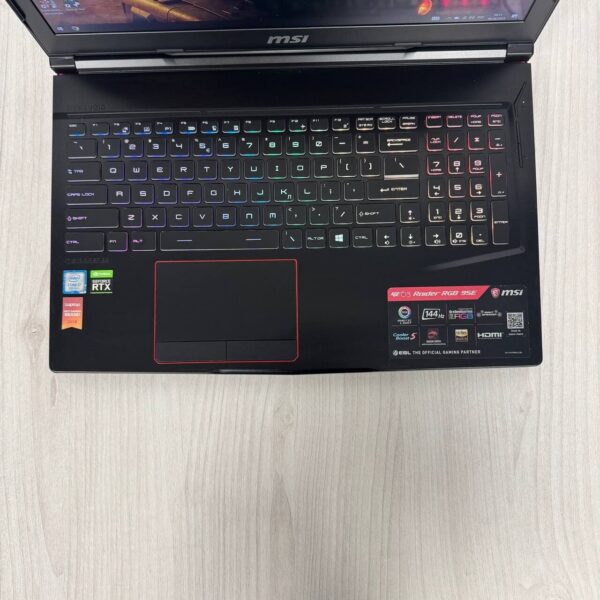 Ігровий ноутбук Б-клас MSI Raider GE63 RGB 9SE / 15.6" (1920x1080) IPS / Intel Core i7-9750H (6 (12) ядер по 2.6 - 4.5 GHz) / 16 GB DDR4 / 512 GB SSD NVMe / nVidia GeForce RTX 2060, 6 GB GDDR6, 192-bit / WebCam - Зображення 8