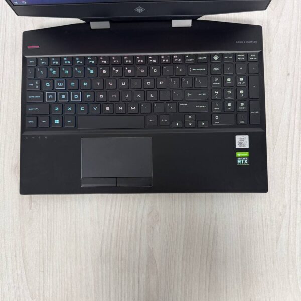 Ігровий ноутбук HP Omen 15-dh1050nr / 15.6" (1920x1080) IPS / Intel Core i7-10750H (6 (12) ядер по 2.6 - 5.0 GHz) / 16 GB DDR4 / 512 GB SSD NVMe / nVidia GeForce RTX 2060, 6 GB GDDR6, 192-bit / WebCam - Зображення 5
