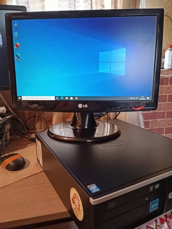 Комплект ПК: HP Compaq Pro 6300 SFF / Intel Core i3-3220 (2 (4) ядра по 3.3 GHz) / 8 GB DDR3 / 250 GB HDD / Intel HD Graphics 2500 + Монітор LG Flatron W1943C-PF / 19" (1366x768) TN / 1x VGA - Зображення 10