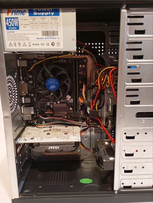 ПК Б-клас Frime FC-161BGN Tower / Intel Core i5-4590 (4 ядра по 3.3 - 3.7 GHz) / 16 GB DDR3 / 120 GB SSD + 500 HDD / nVidia GeForce GT 730, 2 GB GDDR3, 128-bit / 450W - Зображення 6