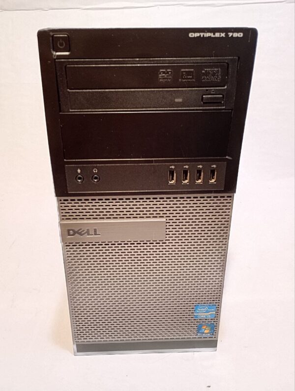 ПК Dell OptiPlex 790 Tower / Intel Core i5-2500 (4 ядра по 3.3 - 3.7 GHz) / 8 GB DDR3 / 500 GB HDD / Intel HD Graphics 2000 / DVD-RW / 500W - Зображення 2
