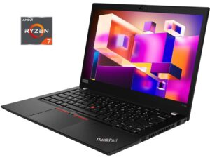 Ультрабук Lenovo ThinkPad P14s Gen 1 / 14" (1920x1080) IPS / AMD Ryzen 7 4750U (8 (16) ядер по 1.7 - 4.1 GHz) / 16 GB DDR4 / 512 GB SSD NVMe / AMD Radeon RX Vega 8 Graphics / WebCam