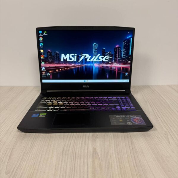 Ігровий ноутбук Б-клас MSI Pulse 15 B13VGK / 15.6" (1920x1080) IPS / Intel Core i7-13700H (14 (20) ядер по 2.4 - 5.0 GHz) / 16 GB DDR5 / 512 GB SSD NVMe / nVidia GeForce RTX 4070, 8 GB GDDR6, 128-bit / WebCam - Зображення 2