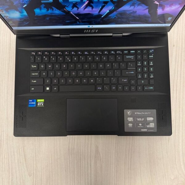 Ігровий ноутбук MSI Stealth GS77 12UE / 17.3" (1920x1080) IPS / Intel Core i7-12700H (14 (20) ядер по 2.3 - 4.7 GHz) / 16 GB DDR5 / 1000 GB SSD NVMe / nVidia GeForce RTX 3060, 6 GB GDDR6, 192-bit / WebCam - Зображення 7