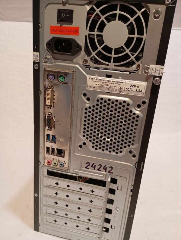 ПК Б-клас FrimeCom LB-051 BL Tower / Intel Core i5-4570 (4 ядра по 3.2 - 3.6 GHz) / 8 GB DDR3 / 500 GB HDD / Intel HD Graphics 4600 / Win 10 - Зображення 4