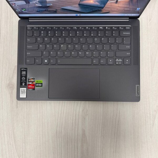 Ігровий ультрабук Б-клас Lenovo Slim 7 ProX 14ARH7 / 14.5" (3072x1920) IPS Touch / AMD Ryzen 7 6800HS (8 (16) ядер по 3.2 - 4.7 GHz) / 16 GB DDR5 / 1000 GB SSD NVMe / nVidia GeForce RTX 3050, 4 GB GDDR6, 128-bit / WebCam - Зображення 7
