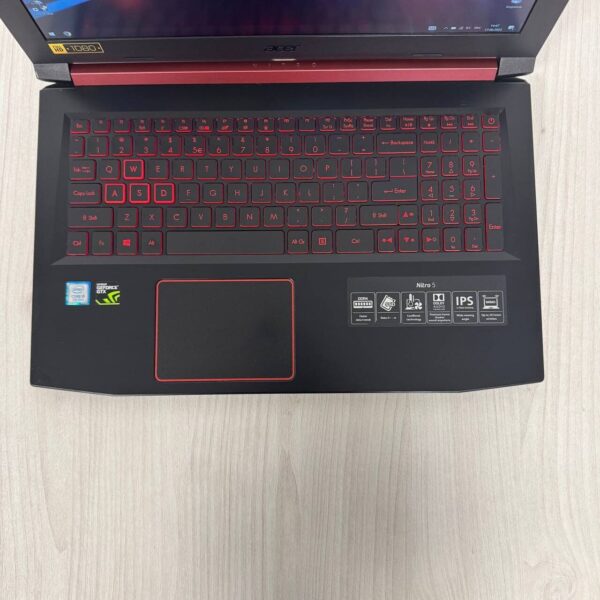 Ігровий ноутбук Б-клас Acer Nitro 5 AN515-51 / 15.6" (1920x1080) IPS / Intel Core i5-7300HQ (4 ядра по 2.5 - 3.5 GHz) / 16 GB DDR4 / 256 GB SSD M.2 / nVidia GeForce GTX 1050, 4 GB GDDR5, 128-bit / WebCam - Зображення 7