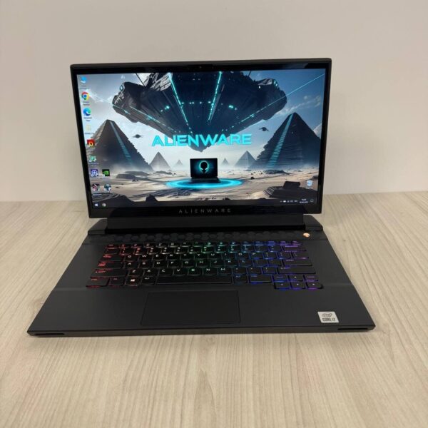 Ігровий ноутбук Dell Alienware m15 R4 / 15.6" (1920x1080) IPS / Intel Core i7-10870H (8 (16) ядер по 2.2 - 5.0 GHz) / 16 GB DDR4 / 512 GB SSD NVMe / nVidia GeForce RTX 3070, 8 GB GDDR6, 256-bit / WebCam - Зображення 2