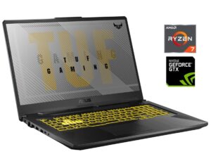 Ігровий ноутбук Asus TUF Gaming A17 FA706IU / 17.3" (1920x1080) IPS / AMD Ryzen 7 4800H (8 (16) ядер по 2.9 - 4.2 GHz) / 16 GB DDR4 / 512 GB SSD NVMe / nVidia GeForce GTX 1660 Ti, 6 GB GDDR6, 192-bit / WebCam