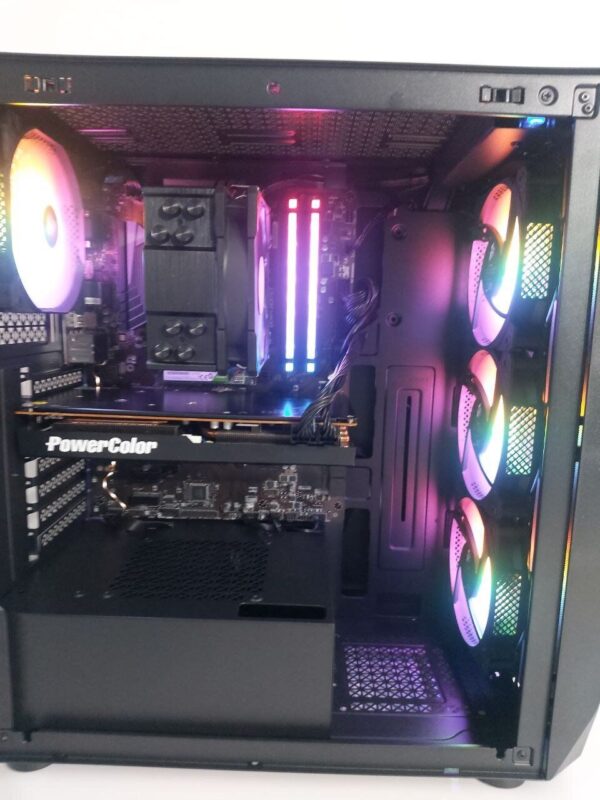 Ігровий ПК 1stPlayer Ariya AY7 Tower / Intel Core i5-8400 (6 ядер по 2.8 - 4.0 GHz) / 32 GB DDR4 / 240 GB SSD M.2 + 1000 GB SSD / AMD Radeon RX 5700, 8 GB GDDR5, 256-bit / 500W + Кабелі HDMI та живлення - Зображення 5