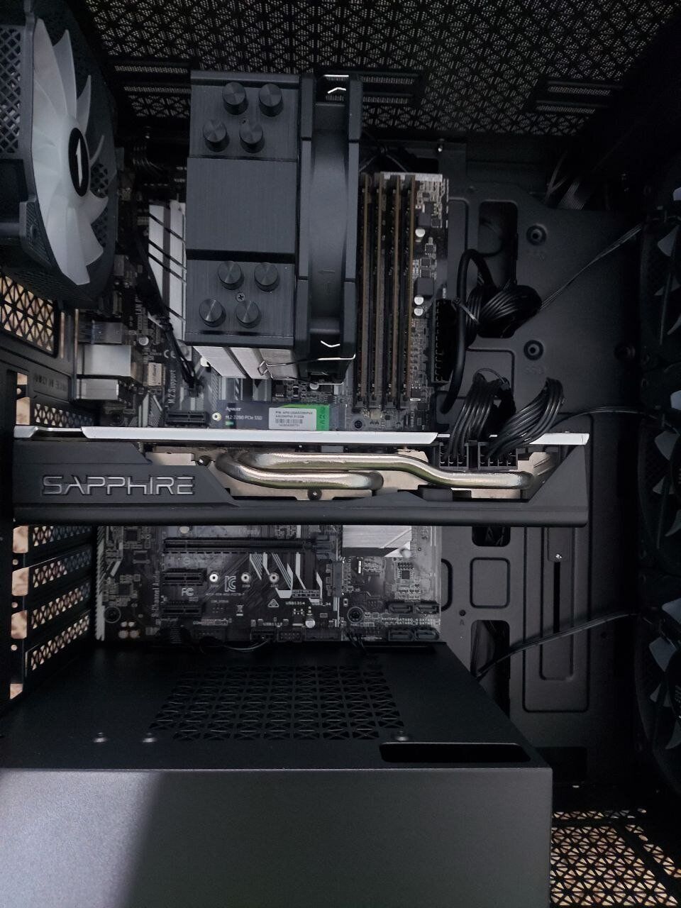 Ігровий ПК 1stPlayer Ariya AY7 Tower / Intel Core i7-6700 (4 (8) ядра по 3.4 - 4.0 GHz) / 32 GB DDR4 / 512 GB SSD M.2 / AMD Radeon RX 570, 8 GB GDDR5, 256-bit / 500W + Кабелі HDMI та живлення - Зображення 6