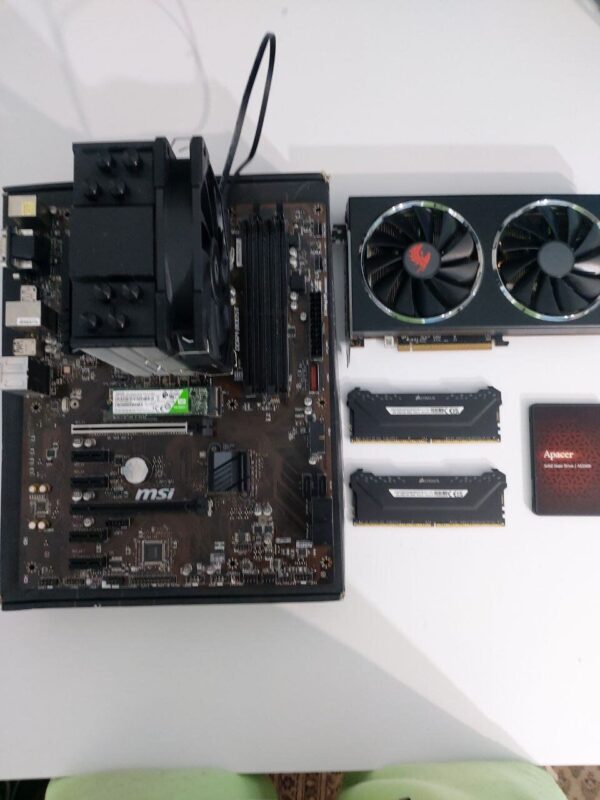 Ігровий ПК 1stPlayer Ariya AY7 Tower / Intel Core i5-8400 (6 ядер по 2.8 - 4.0 GHz) / 32 GB DDR4 / 240 GB SSD M.2 + 1000 GB SSD / AMD Radeon RX 5700, 8 GB GDDR5, 256-bit / 500W + Кабелі HDMI та живлення - Зображення 7
