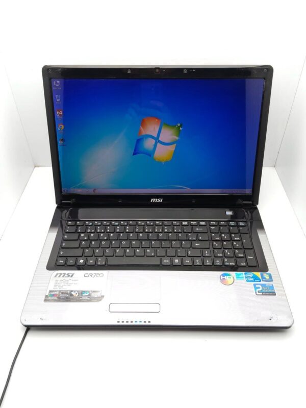 Ноутбук MSI CR720 / 17.3" (1600x900) TN / Intel Core i3-330M (2 (4) ядра по 2.1 - 2.5 GHz) / 6 GB DDR3 / 250 GB HDD / Intel HD Graphics 2000 / WebCam / АКБ не тримає - Зображення 2