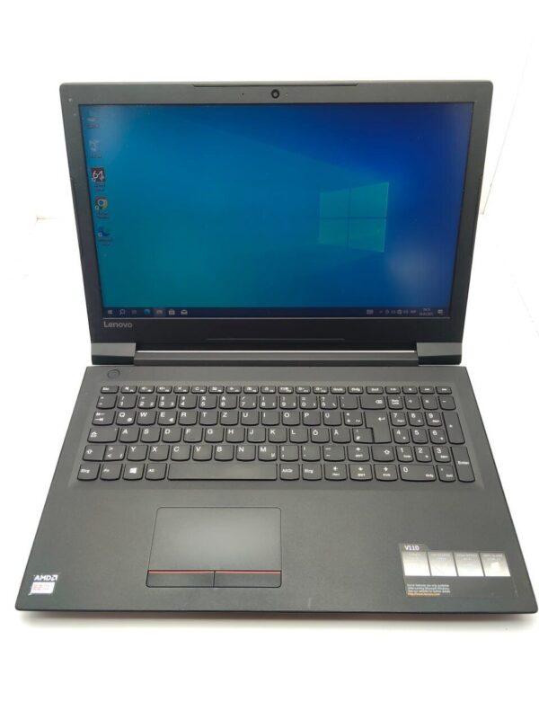 Ноутбук Lenovo V110-15 / 15.6" (1366x768) TN / AMD E2-9010 (2 ядра по 2.0 - 2.2 GHz) / 8 GB DDR4 / 1000 GB HDD / AMD Radeon R2 Graphics / WebCam / DVD-ROM - Зображення 2