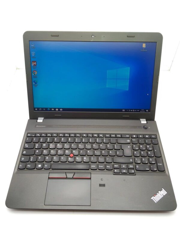 Ноутбук Lenovo ThinkPad E550 / 15.6" (1366x768) TN / Intel Core i5-5200U (2 (4) ядра по 2.2 - 2.7 GHz) / 8 GB DDR3 / 240 GB SSD / Intel HD Graphics 5500 / WebCam / DVD-ROM - Зображення 2