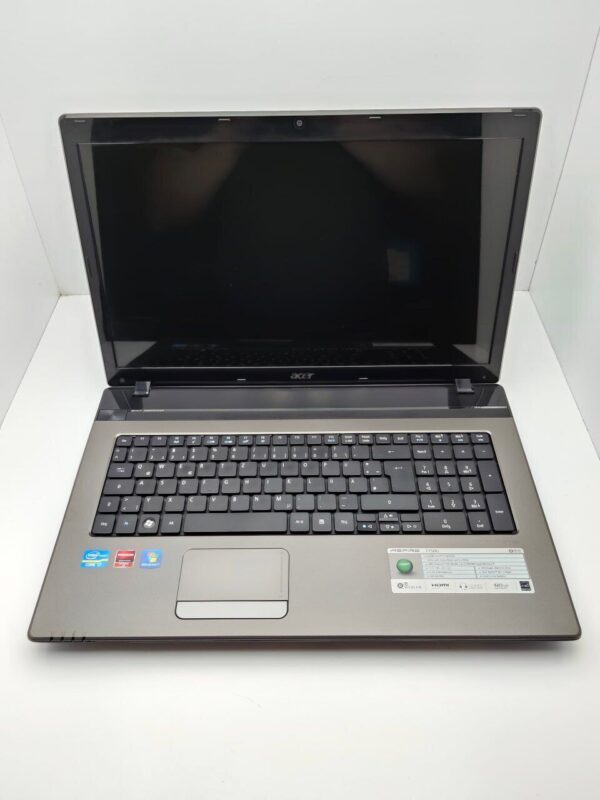 Ноутбук Acer Aspire 7750G / 17.3" (1600x900) TN / Intel Core i7-2630QM (4 (8) ядра по 2.0 - 2.9 GHz) / 6 GB DDR3 / 120 GB SSD + 750 GB HDD / AMD Radeon HD 6770M, 2 GB GDDR5, 128-bit / WebCam / DVD-ROM - Зображення 3