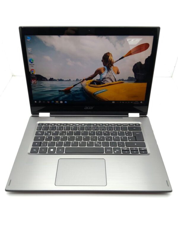 Ноутбук Acer Spin 3 SP314 / 14" (1920x1080) TN Touch / Intel Core i5-8265U (4 (8) ядра по 1.6 - 3.9 GHz) / 8 GB DDR3 / 120 GB SSD / Intel UHD Graphics / WebCam - Зображення 2