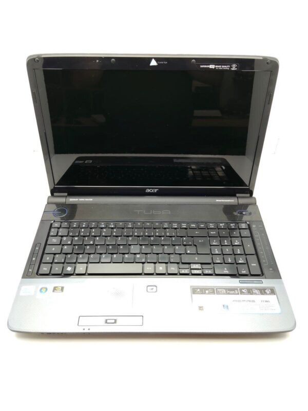 Ноутбук Acer Aspire 7738 / 17.3" (1440x900) TN / Intel Core 2 Duo T6500 (2 ядра по 2.1 GHz) / 6 GB DDR3 / 320 GB HDD / nVidia GeForce GT 130M, 1 GB GDDR3, 128-bit / WebCam / DVD-ROM - Зображення 3