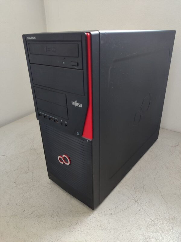 Робоча станція Fujitsu Celsius W530 Workstation Tower / Intel Core i7-4790 (4 (8) ядра по 3.6 - 4.0 GHz) / 16 GB DDR3 / 256 GB SSD + 500 GB HDD / nVidia Quadro K420, 1 GB GDDR3, 128-bit / DVD-ROM - Зображення 2