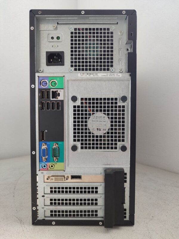 Комп'ютер Dell OptiPlex 990 Tower / Intel Core i7-2600K (4 (8) ядра по 3.4 - 3.8 GHz) / 16 GB DDR3 / 256 GB SSD / nVidia Quadro K620, 2 GB GDDR3, 128-bit / DVD-ROM - Зображення 4