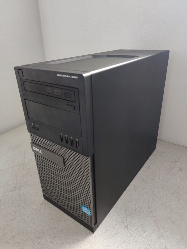 Комп'ютер Dell OptiPlex 990 Tower / Intel Core i7-2600K (4 (8) ядра по 3.4 - 3.8 GHz) / 16 GB DDR3 / 256 GB SSD / nVidia Quadro K620, 2 GB GDDR3, 128-bit / DVD-ROM - Зображення 2