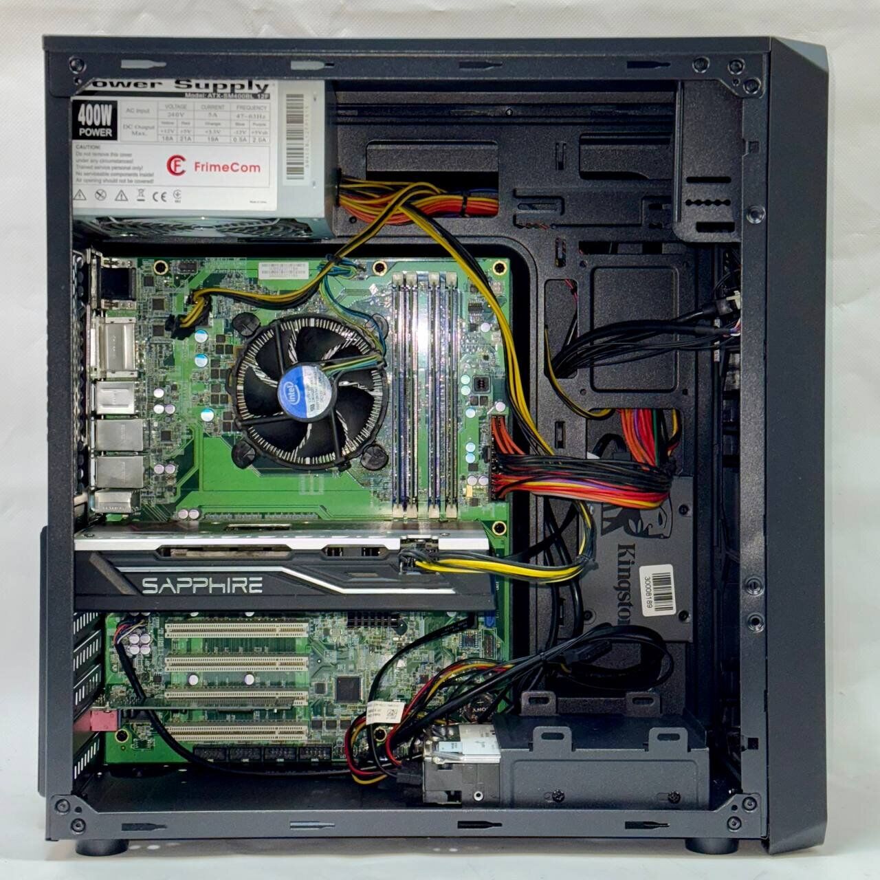 Комп'ютер Vinga CS 210B Tower / Intel Core i7-4790S (4 (8) ядра по 3.2 - 4.0 GHz) / 16 GB DDR3 / 240 GB SSD + 1000 GB HDD / AMD Radeon RX 570, 4 GB GDDR5, 256-bit / 400W - Зображення 5