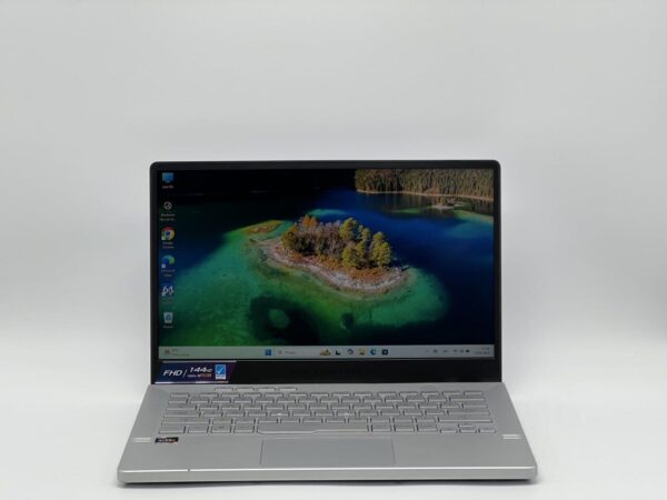 Ігровий ноутбук Asus ROG Zephyrus G14 GA401QM / 14" (1920x1080) IPS / AMD Ryzen 9 5900HS (8 (16) ядер по 3.0 - 4.6 GHz) / 24 GB DDR4 / 960 GB SSD / nVidia GeForce RTX 3060, 6 GB GDDR6, 192-bit - Зображення 2