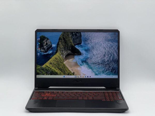 Ігровий ноутбук Asus TUF Gaming FX505DY-WH51 / 15.6" (1920x1080) IPS / AMD Ryzen 5 3550H (4 (8) ядра по 2.1 - 3.7 GHz) / 16 GB DDR4 / 480 GB SSD / AMD Radeon RX 560X, 4 GB GDDR5, 128-bit / WebCam - Зображення 2
