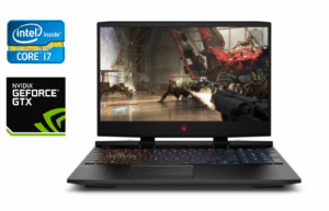 Ігровий ноутбук Б-клас HP Omen 15-dc0030nr / 15.6" (1920x1080) IPS / Intel Core i7-8750H (6 (12) ядер по 2.2 - 4.1 GHz) / 16 GB DDR4 / 512 GB SSD / nVidia GeForce GTX 1060, 6 GB GDDR5, 192-bit / WebCam / HDMI