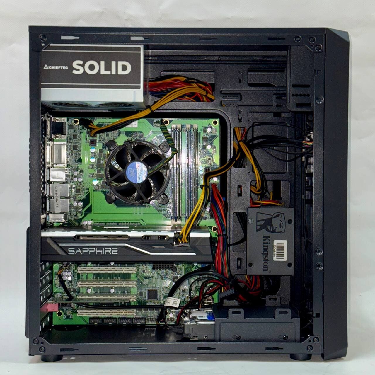 Комп'ютер Vinga CS 210B Tower / Intel Core i7-4790S (4 (8) ядра по 3.2 - 4.0 GHz) / 16 GB DDR3 / 240 GB SSD + 1000 GB HDD / AMD Radeon RX 570, 4 GB GDDR5, 256-bit / 500W - Зображення 5