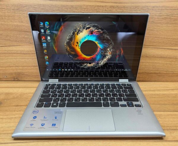 Нетбук-трансформер Dell Inspiron 11-3147 / 11.6" (1366x768) TN Touch / Intel Pentium N3530 (4 ядра по 2.16 - 2.58 GHz) / 8 GB DDR3 / 240 GB SSD / Intel HD Graphics / WebCam / Windows 10 - Зображення 2