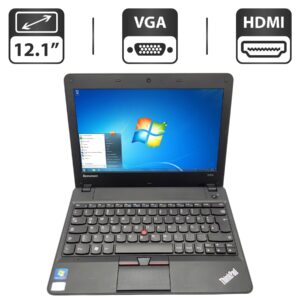 Нетбук Lenovo ThinkPad X121e / 12.1" (1366x768) TN / AMD E-450 (2 ядра по 1.65 GHz) / 6 GB DDR3 / 320 GB HDD / AMD Radeon HD 6320 Graphics / WebCam / АКБ не тримає