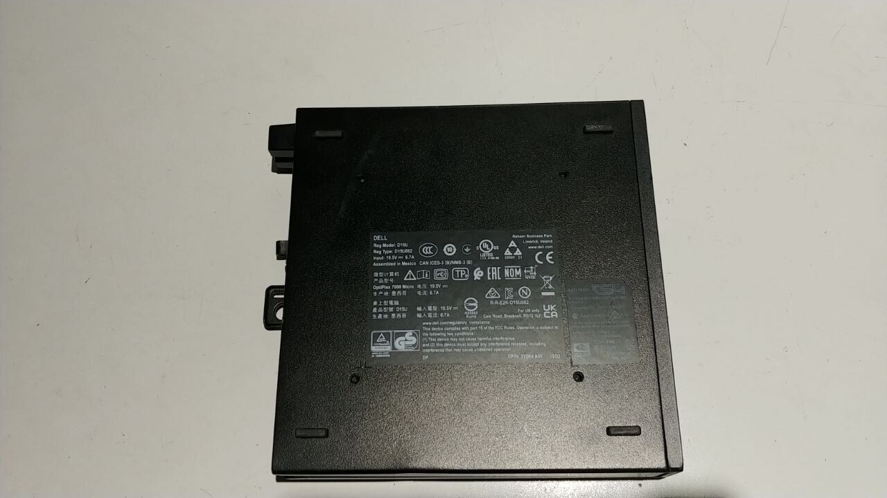 Неттоп Б-клас Dell OptiPlex 7000 Micro USFF / Intel Core i5-12500T (6 (12) ядер по 2.0 - 4.4 GHz) / 16 GB DDR4 / 256 GB SSD / Intel UHD Graphics 770 / Win 11 Pro - Зображення 10