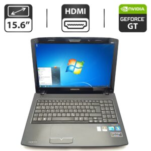 Ноутбук Acer Medion P6624 / 15.6" (1366x768) TN / Intel Core i3-370M (2 (4) ядра по 2.4 - 2.5 GHz) / 6 GB DDR3 / 500 GB HDD / nVidia GeForce GT 425M, 1 GB GDDR3, 128-bit / WebCam / АКБ не тримає