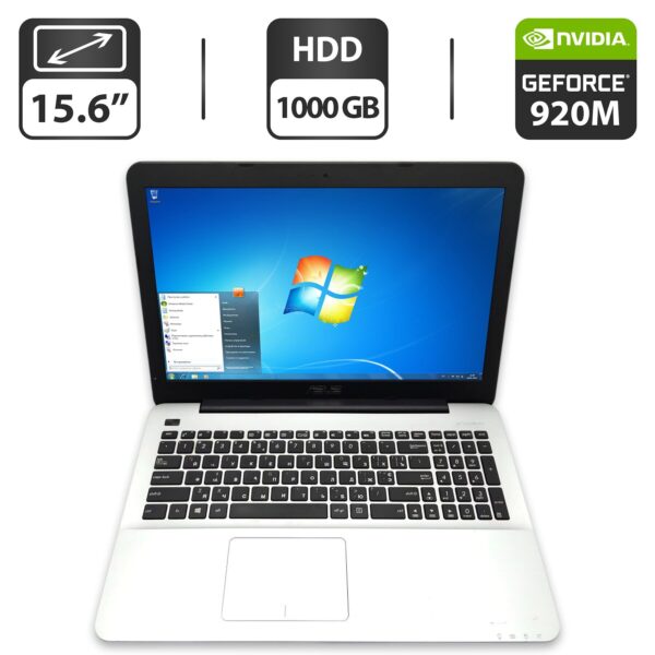 Ноутбук Asus L555 / 15.6" (1366x768) TN / Intel Core i3-4005U (2 (4) ядра по 1.7 GHz) / 8 GB DDR3 / 1000 GB HDD / nVidia GeForce 920M, 2 GB GDDR3, 64-bit / WebCam / Wi-Fi