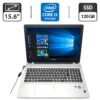Ноутбук Б-клас Acer Medion E6418 / 15.6" (1366x768) TN / Intel Core i5-5257U (2 (4) ядра по 2.7 - 3.1 GHz) / 6 GB DDR3 / 120 GB SSD / Intel Iris Graphics 6100 / WebCam / DVD-ROM / АКБ не тримає