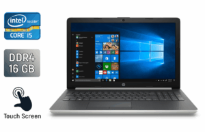 Ноутбук Б-клас HP Pavilion 15-du0 / 15.6" (1366x768) TN Touch / Intel Core i5-8250U (4 (8) ядра по 1.6 - 3.4 GHz) / 16 GB DDR4 / 256 GB SSD / Intel UHD Graphics 620 / WebCam / HDMI