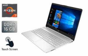 Ноутбук Б-клас HP Pavilion 15-ef1013dx / 15.6" (1920x1080) IPS Touch / AMD Ryzen 7 4700U (8 ядер по 2.0 - 4.1 GHz) / 16 GB DDR4 / 256 GB SSD / AMD Radeon Graphics 448SP / WebCam / TouchID