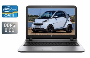 Ноутбук Б-клас HP ProBook 450 G3 / 15.6" (1920x1080) IPS / Intel Core i5-6200U (2 (4) ядра по 2.3 - 2.8 GHz) / 8 GB DDR3 / 240 GB SSD / Intel HD Graphics 520 / HDMI / TouchID / Windows 10