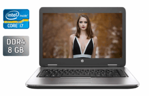 Ноутбук Б-клас HP ProBook 640 G2 / 14" (1920x1080) IPS / Intel Core i7-6600U (2 (4) ядра по 2.6 - 3.4 GHz) / 8 GB DDR4 / 180 GB SSD / Intel HD Graphics 520 / WebCam / Fingerprint / Windows 10