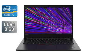 Ноутбук Б-клас Lenovo ThinkPad L13 Gen 2 / 13.3" (1920x1080) IPS / Intel Core i5-1135G7 (4 (8) ядра по 2.4 - 4.2 GHz) / 8 GB DDR4 / 512 GB SSD / Intel Iris Xe Graphics / WebCam / Windows 10