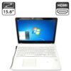 Ноутбук Б-клас Sony Vaio SVF156 / 15.6" (1366x768) TN / Intel Core i3-3217U (2 (4) ядра по 1.8 GHz) / 6 GB DDR3 / 500 GB HDD / nVidia GeForce GT 740M, 1 GB GDDR3, 128-bit / WebCam / АКБ не тримає