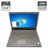 Ноутбук Dell Inspiron 15 / 15.6" (1366x768) TN / Intel Celeron 2957U (2 ядра по 1.4 GHz) / 4 GB DDR3 / 320 GB HDD / Intel HD Graphics / WebCam / DVD-ROM