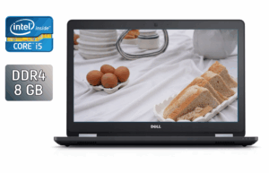 Ноутбук Dell Latitude E5570 / 15.6" (1920x1080) IPS / Intel Core i5-6440HQ (4 ядра по 2.6 - 3.5 GHz) / 8 GB DDR4 / 240 GB SSD / Intel HD Graphics 520 / HDMI / WebCam / Windows 10