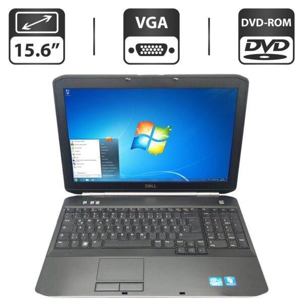 Ноутбук Dell Latitude E6530 / 15.6" (1366x768) TN / Intel Core i5-2520M (2 (4) ядер по 2.5 - 3.2 GHz) / 6 GB DDR3 / 320 GB HDD / Intel HD Graphics 3000 / DVD-ROM