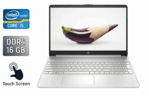 Ноутбук HP 15-dy1043dx / 15.6" (1366x768) TN Touch / Intel Core i5-1035G1 (4 (8) ядра по 1.0 - 3.6 GHz) / 16 GB DDR4 / 512 GB SSD / Intel UHD Graphics / WebCam / Windows 10