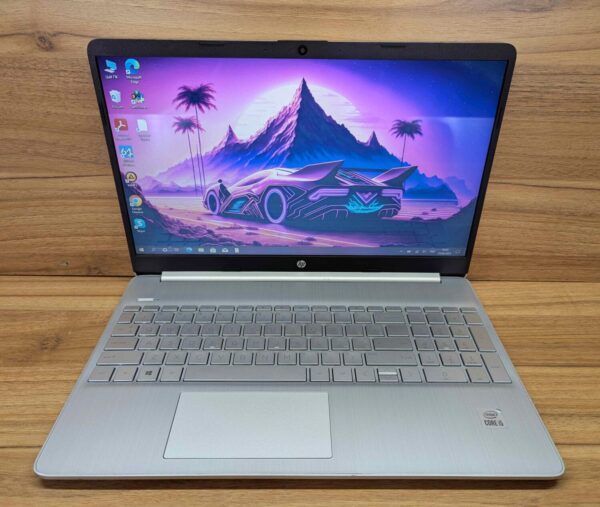 Ноутбук HP 15-dy1043dx / 15.6" (1366x768) TN Touch / Intel Core i5-1035G1 (4 (8) ядра по 1.0 - 3.6 GHz) / 16 GB DDR4 / 512 GB SSD / Intel UHD Graphics / WebCam / Windows 10 - Зображення 2
