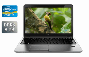 Ноутбук HP ProBook 450 G1 / 15.6" (1366x768) TN / Intel Core i7-4702MQ (4 (8) ядра по 2.2 - 3.2 GHz) / 8 GB DDR3 / 240 GB SSD / Intel HD Graphics 4600 / WebCam / TouchID / Windows 10